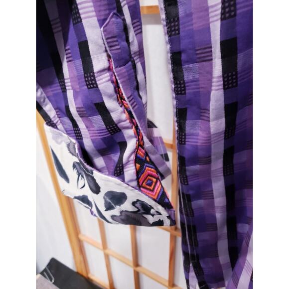 Inserch Jacquard Cotton Vertical Stripes Multicolor Men's Shirt - Size M - Picture 10 of 12